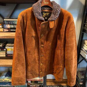 Y'2 Leather TN-1 Steer Suede N-1 Jacket, Camel